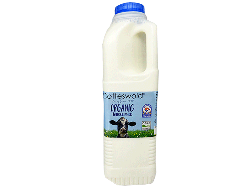 1 Litre Organic Poly Whole milk