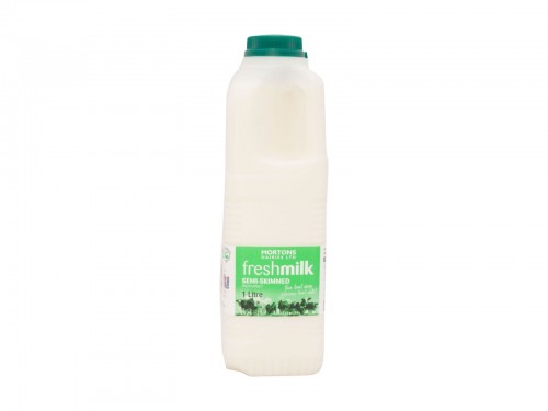 1 Litre Poly Semi skimmed milk