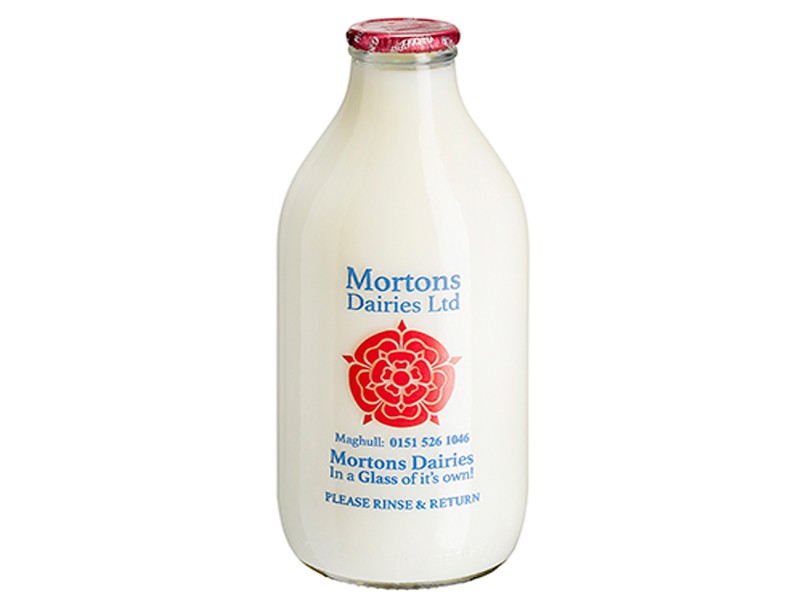 1 Pint Glass Homogenised milk