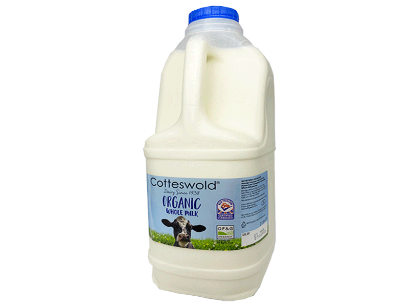 2 Litre Organic Poly Whole milk
