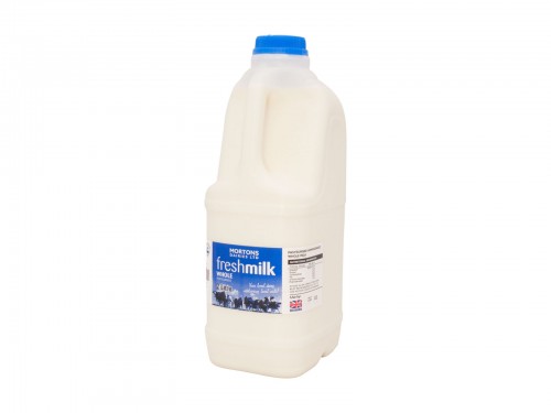 2 Litre Poly Whole milk
