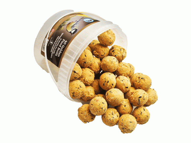 40 x Golden Food Balls 