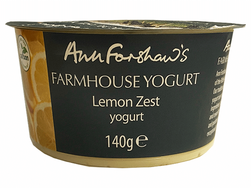 Ann Forshaw's Farmhouse Lemon Zest Yogurt 140g