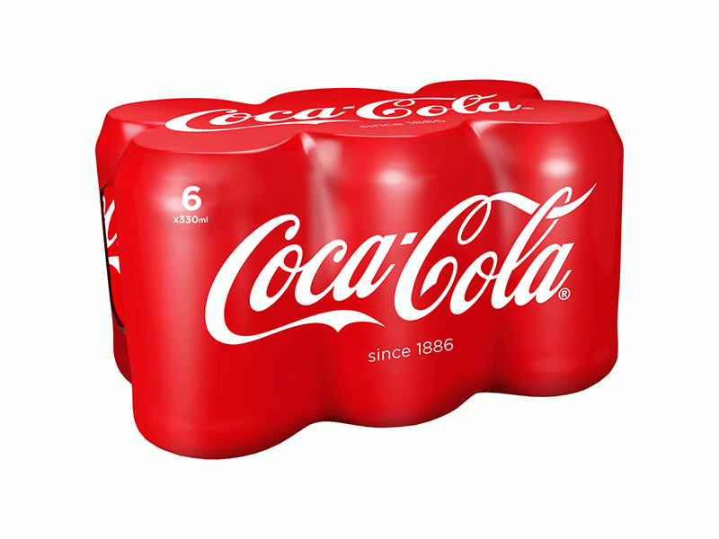 Coca Cola Cans 6 x 330ml 