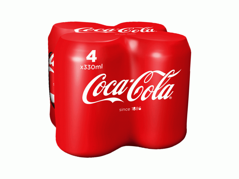 Coca Cola Cans 4 x 330ml