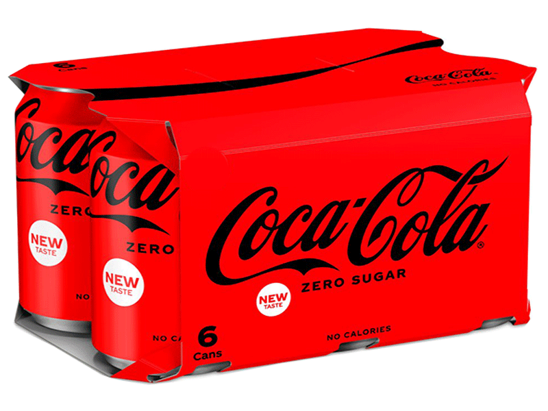 Coca Cola Zero 6 x 300ml