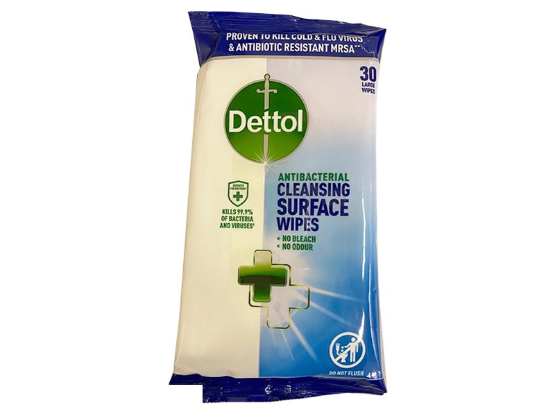 Dettol Cleansing Surface Wipes (30)