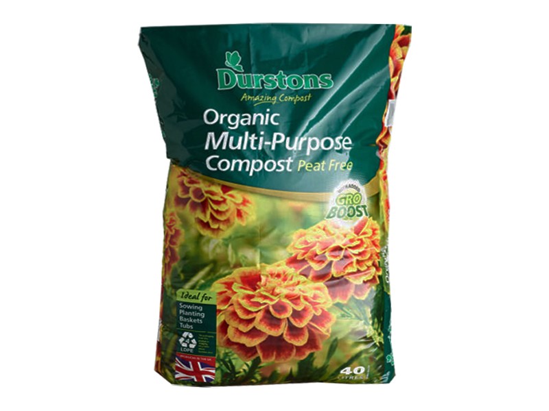 Durstons Organic Peat Free Compost 40 Litre