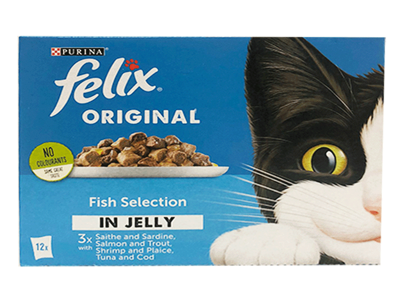 Felix Pouch Fish Selection 12x100g