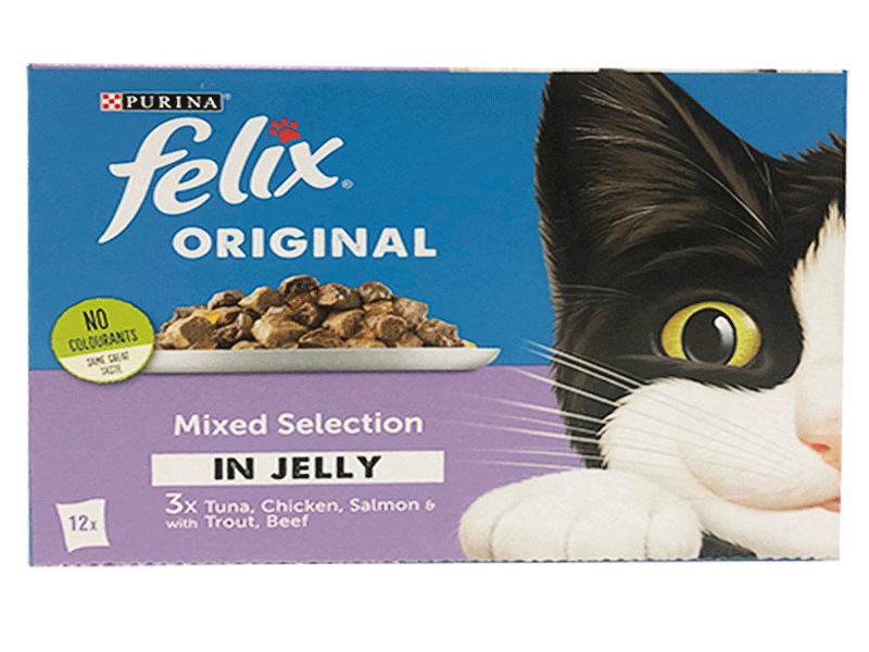 Felix Pouch Mixed 12x100g