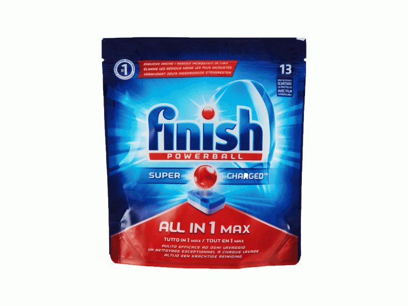 Finish Powerball All in 1 Max Dishwasher Tablets X 13