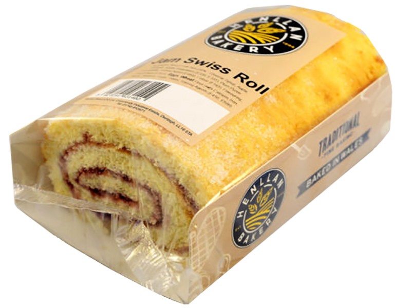 Henllan Bakery Jam Swiss Roll 