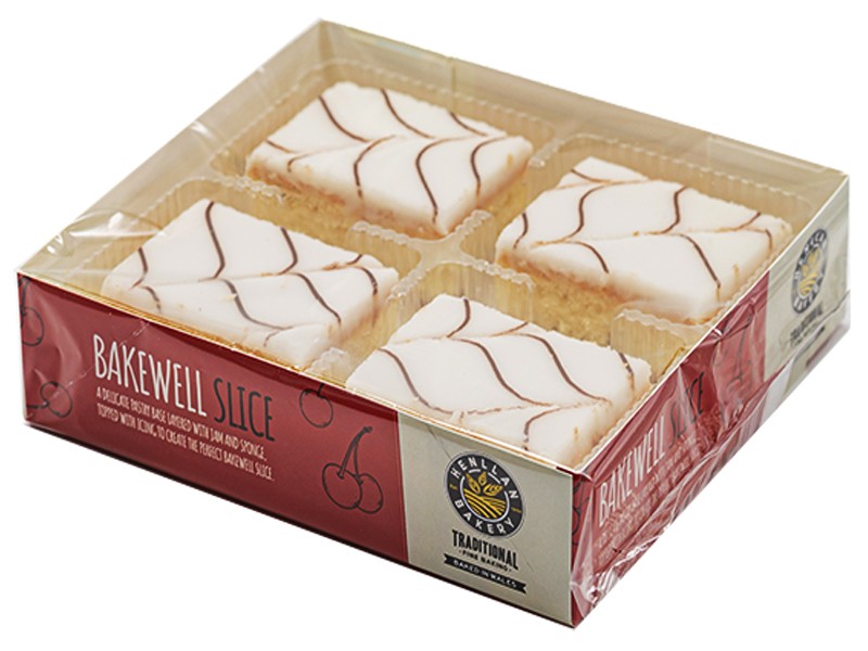 Henllan Bakery Bakewell Slice x 4