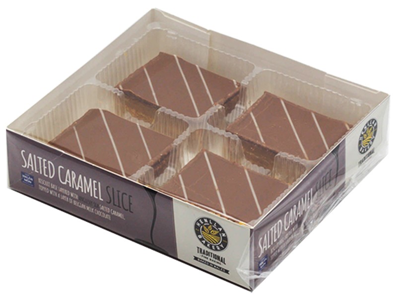 Henllan Bakery Salted Caramel Slice x 4