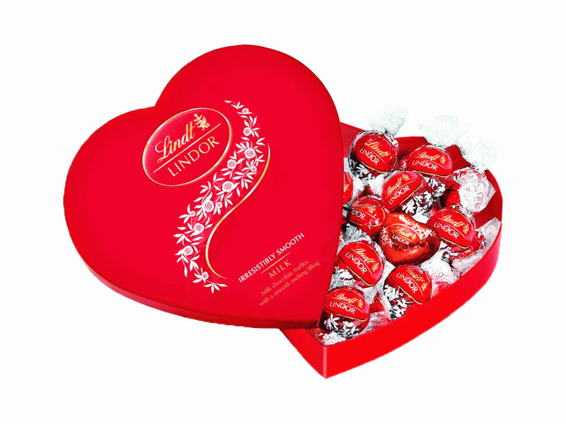 Lindt Chocolate Heart Box