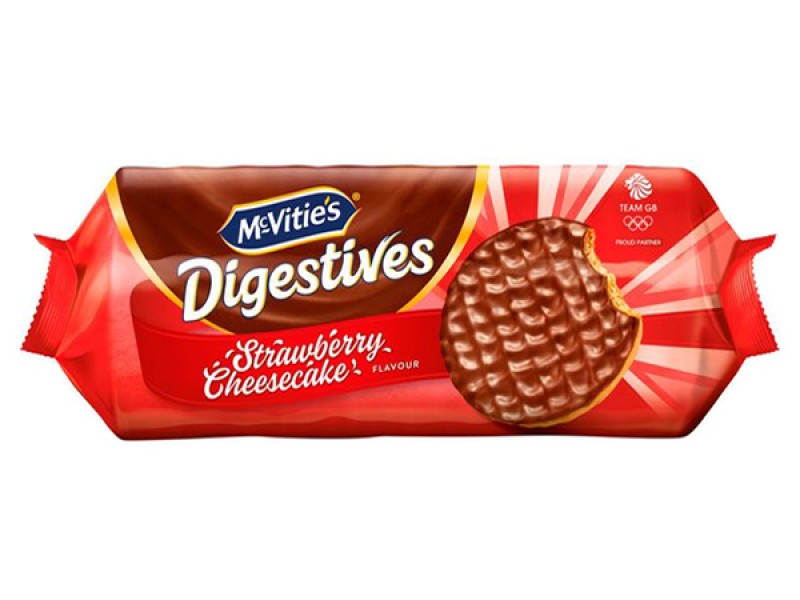 McVities Strawberry Cheesecake Digestives 243g