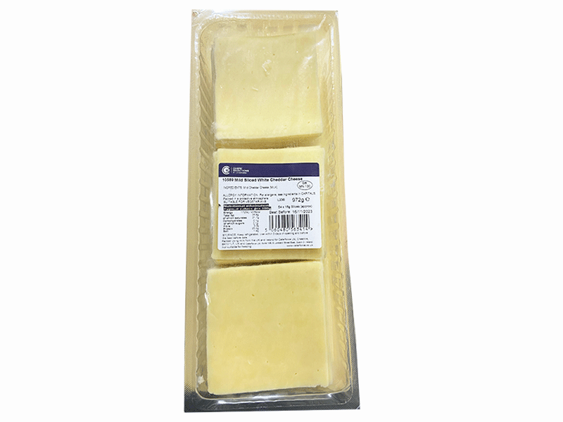 Mild Cheddar 20g Slices 1KG Pack