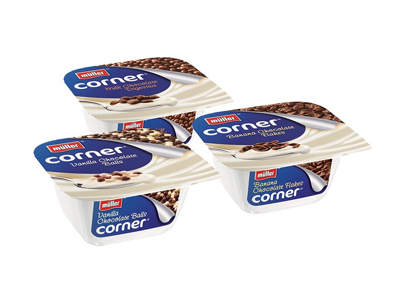 Muller Crunch Corner Vanilla Chocolate Balls 135g