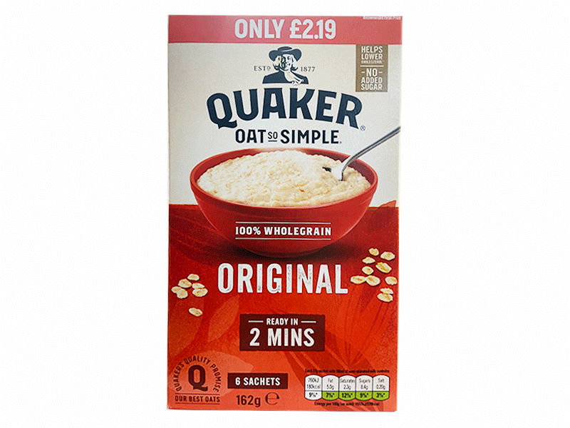 Oats So Simple Original 162g