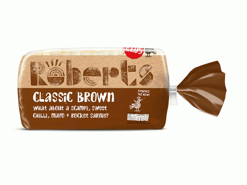 Roberts Brown Medium Bread  800g