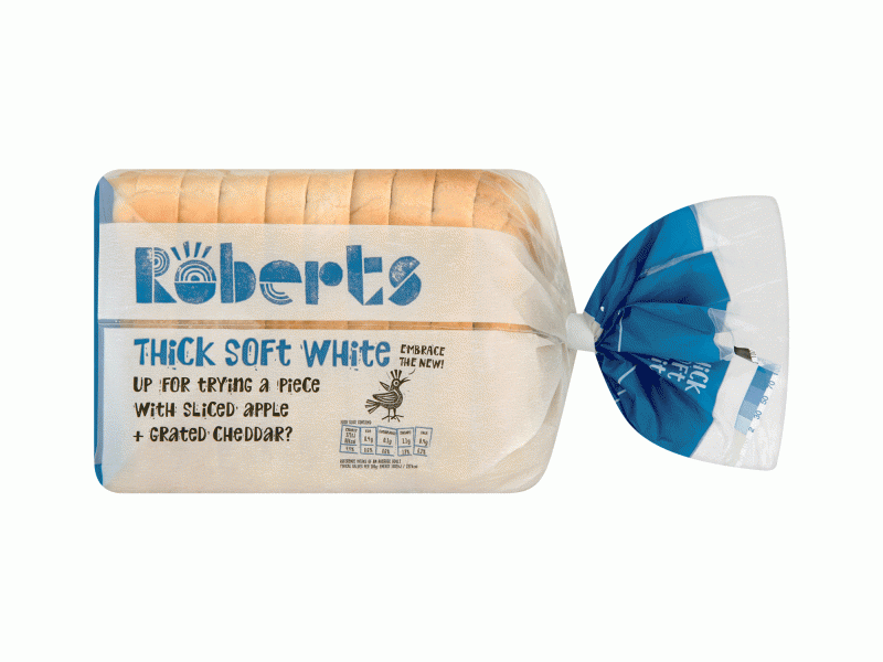 Roberts White Thick Bread 400g