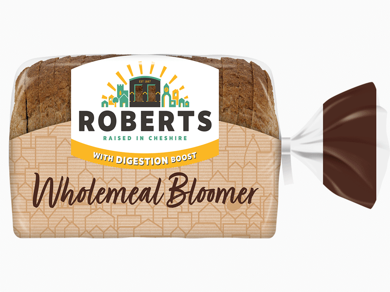 Roberts Wholemeal Bloomer with Digestion Boost 750g