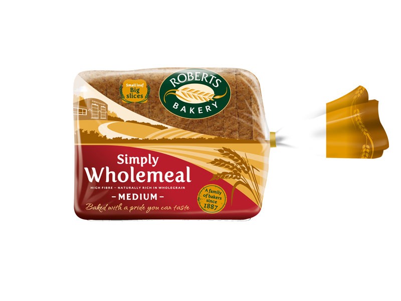 Roberts Wholemeal Medium Bread 400g Morning Goods Breakfast Items