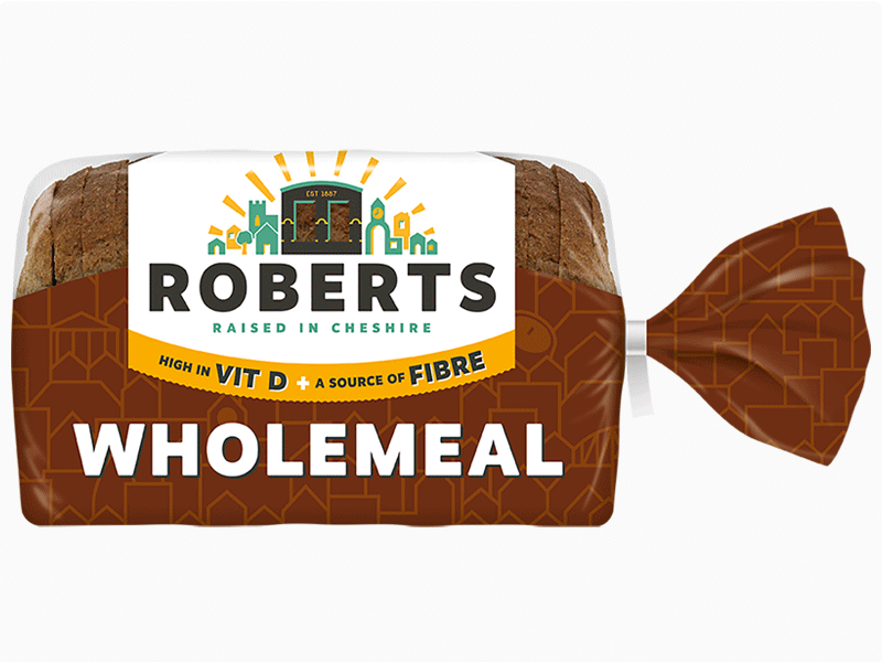 Roberts Wholesome Wholemeal Bread 800g