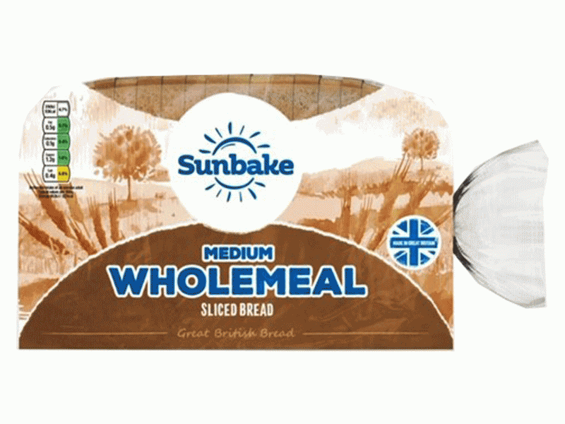 Sunbake Medium Wholemeal 800g