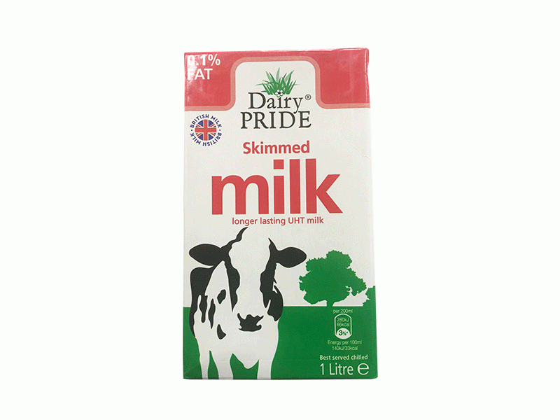 UHT 1 Litre Skimmed Milk 