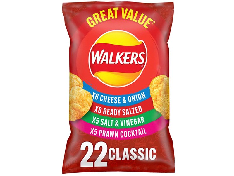 Walkers Classic Variety Crisps 22x25g
