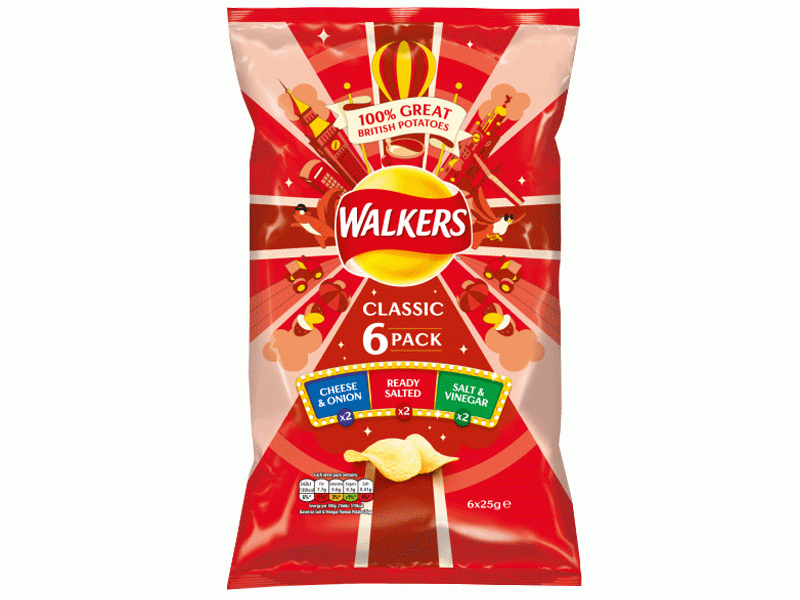 Walkers Variety 6 Pack